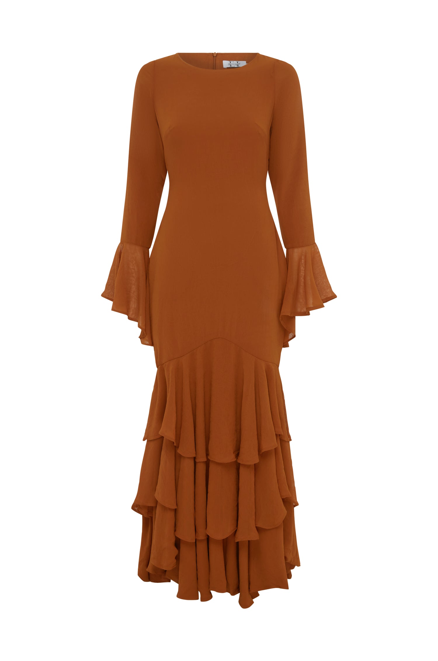 ‘ROZHIN’ Dress - Peach Caramel