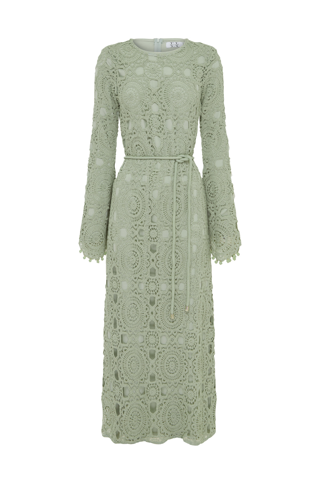 ‘NARAH’ Crochet Dress - Sage