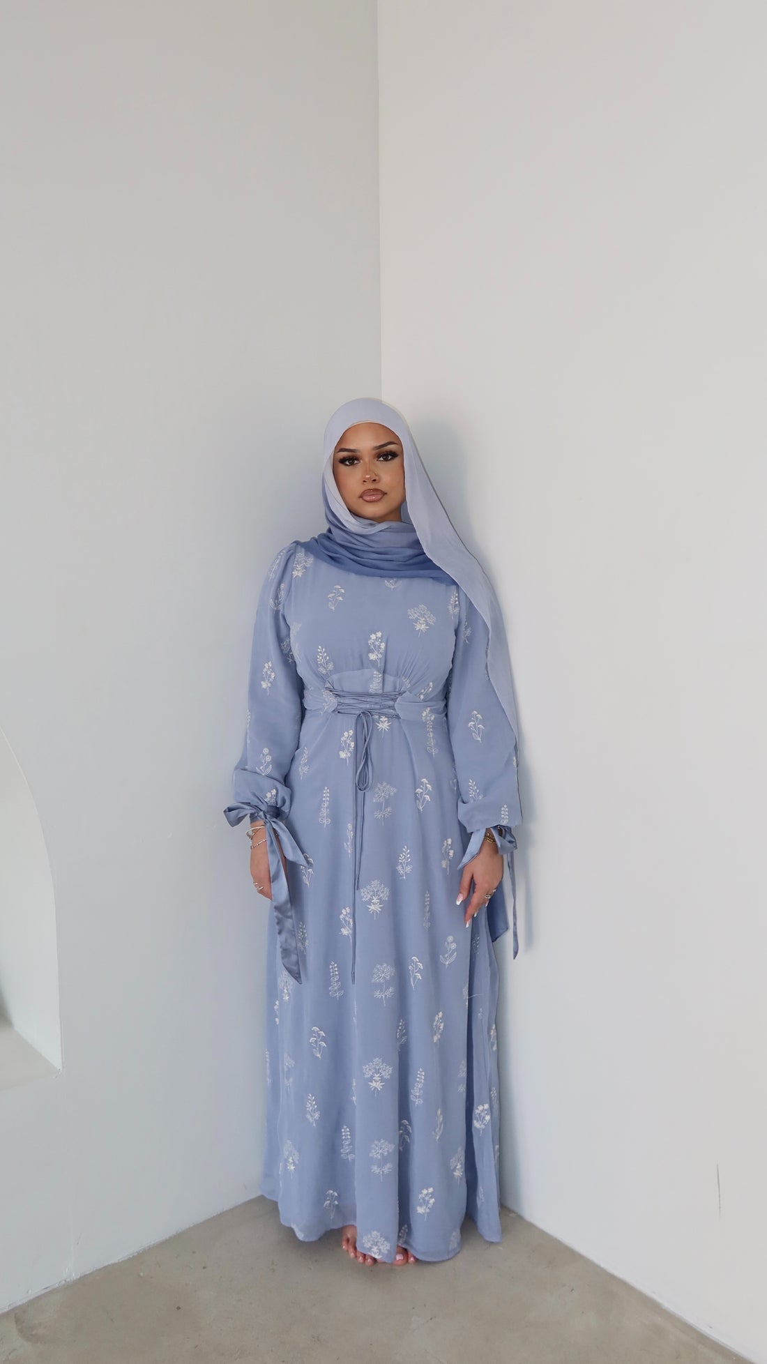 ‘BAHAR’ Dress - Cashmere Blue