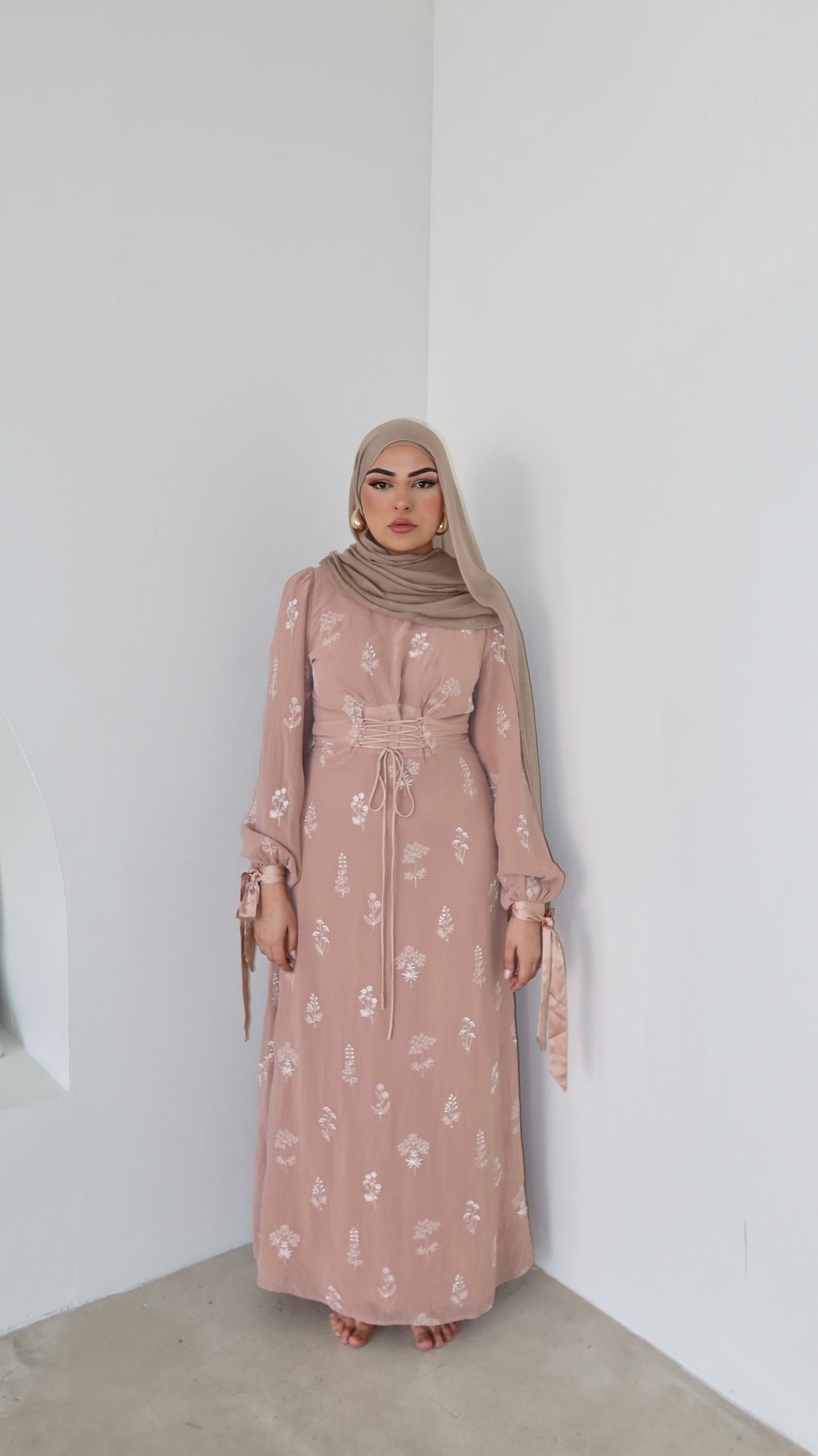 ‘BAHAR’ Dress - Light Rust