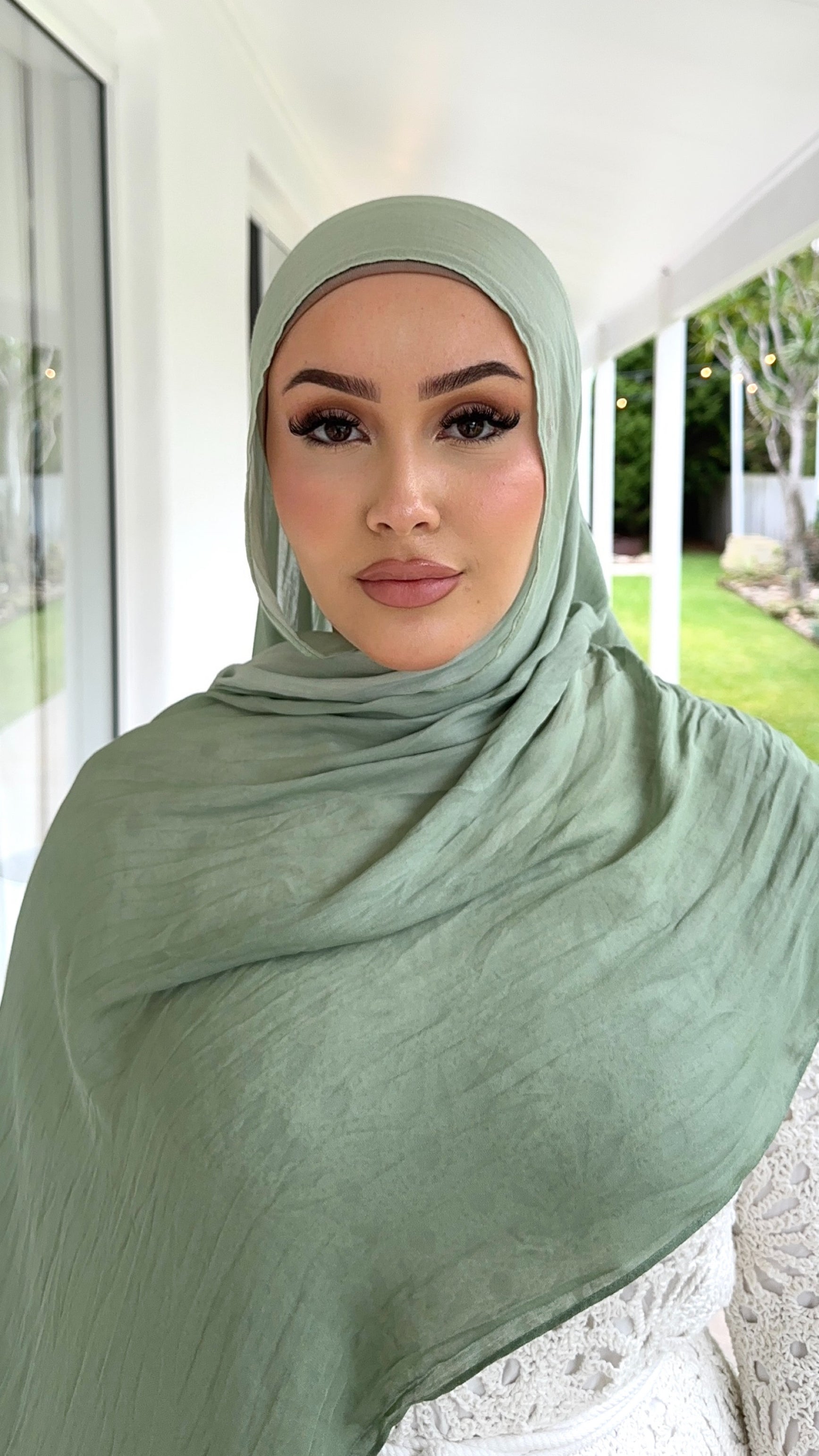 ‘MATCHA’ (OMBRÉ) - Premium Modal Hijab