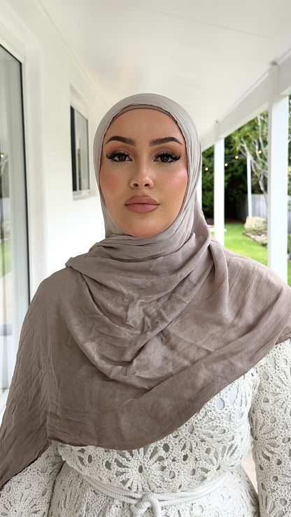 ‘LATTE’ (OMBRÉ) - Premium Modal Hijab