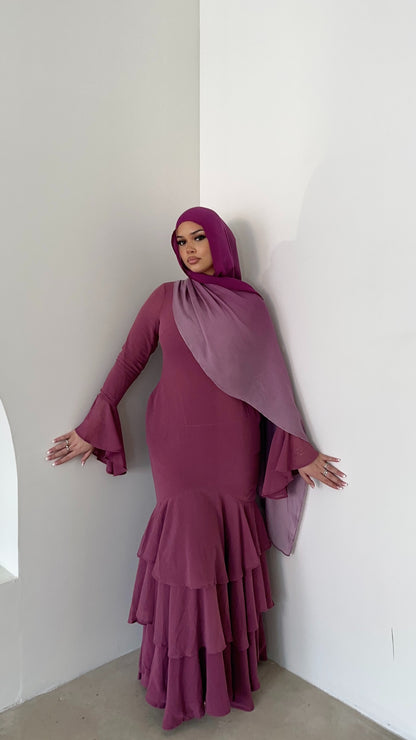 ‘ROZHIN’ Dress - Plum