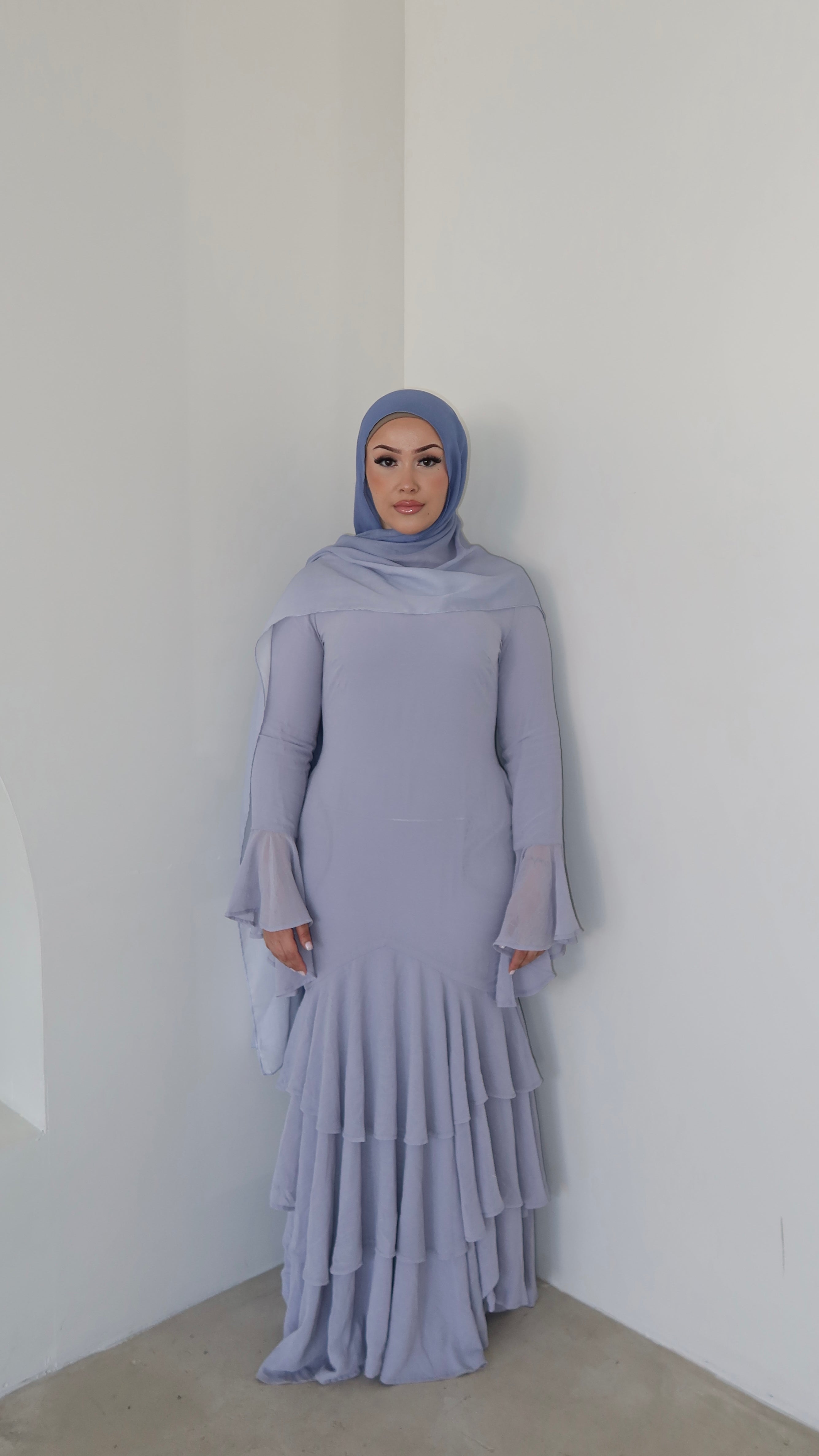 ‘ROZHIN’ Dress - Baby Blue