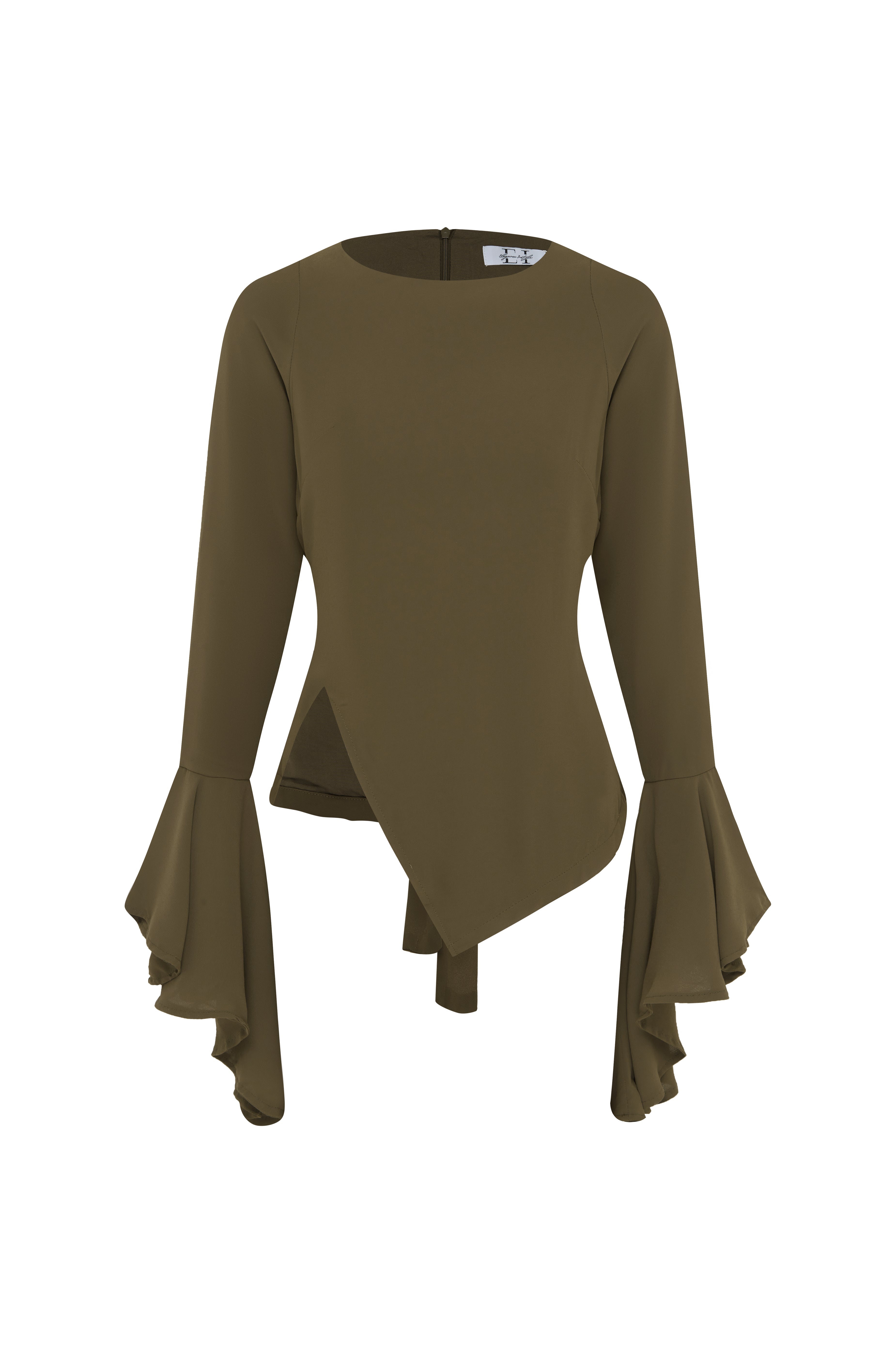 ‘ZARIF’ Top - Khaki Brown