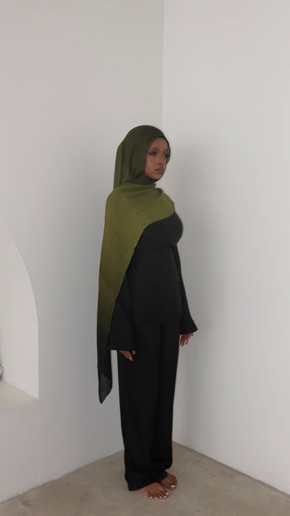 ‘MOSS’ (OMBRÉ)- Premium Modal Hijab