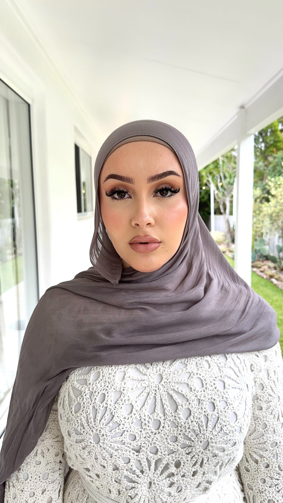 Lilac Grey - Premium Modal Hijab