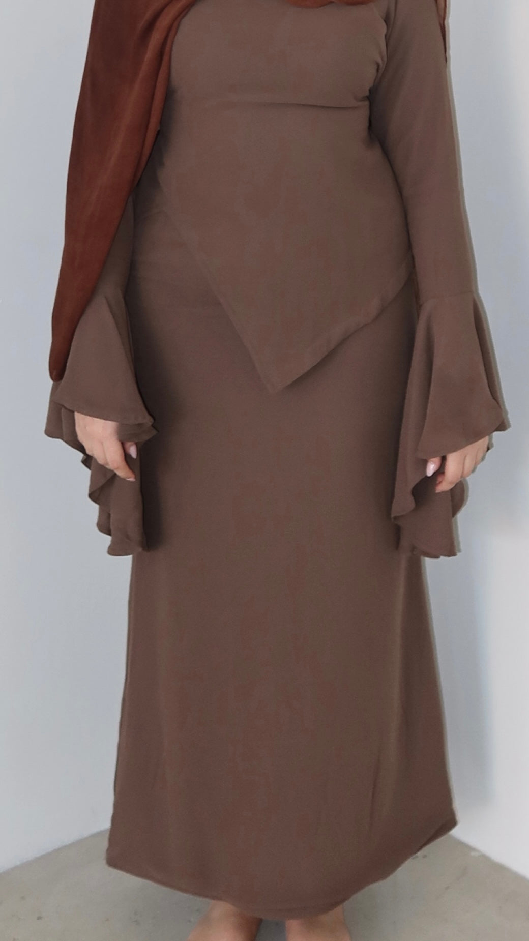 ‘ZARIF’ Skirt - Khaki Brown