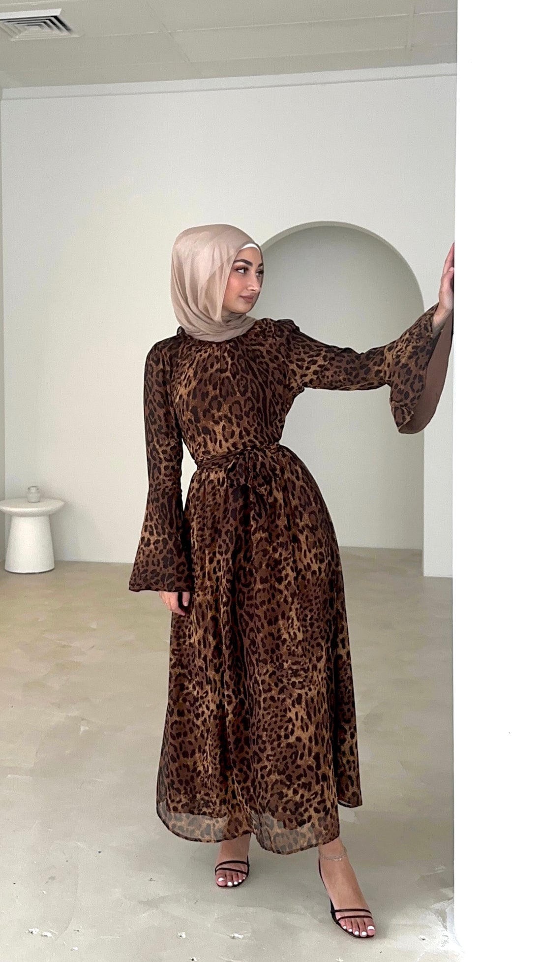 ‘HAZAL’ Dress - Brown