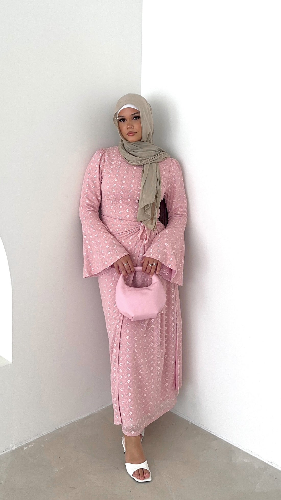 ‘SAYRA’ Two Piece Dress - Rose Pink